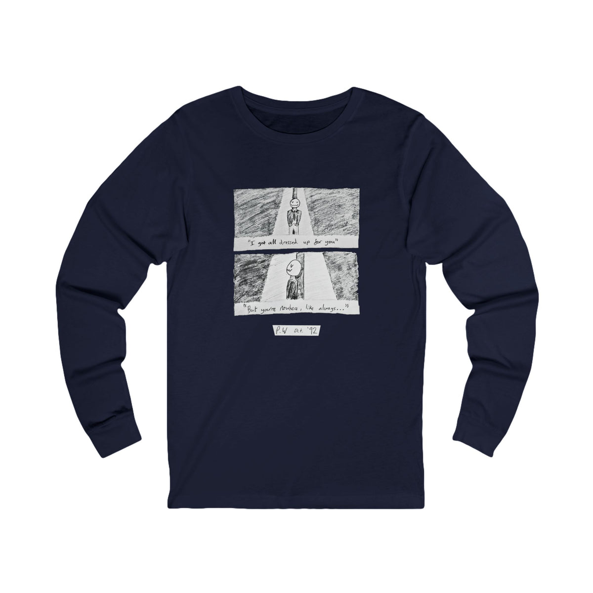 Glinty Glenn Sketch Long-Sleeve T-Shirt
