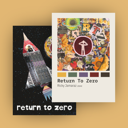 Signed A3 Poster - Return To Zero